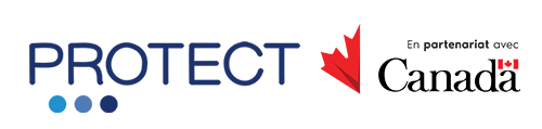 PROTECT and in partnership with Canada logos